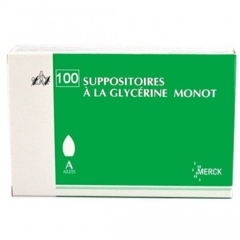 Merck Suppositoires A La Glycerine Monot Adultes X100