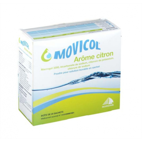 MOVICOL Citron - 20 Sachets pas cher, discount